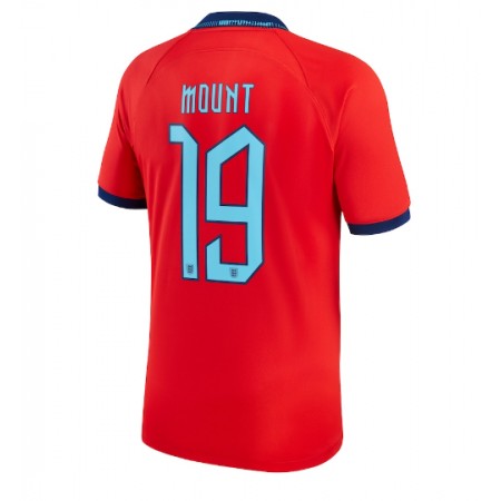 Engeland Mason Mount 19 Uitshirt WK voetbal 2022